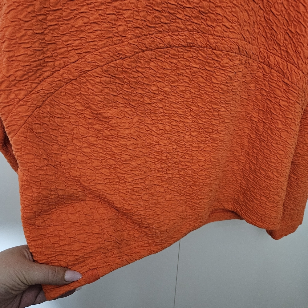 LULULEMON Rippled Full Zip Jacket Autumn Red Size 4 - Picture 14 of 15